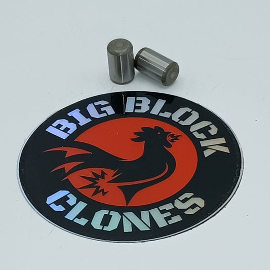 Small and Big Block GX and Clone Solid Side Cover Dowel Pins - 8mm - Pair
