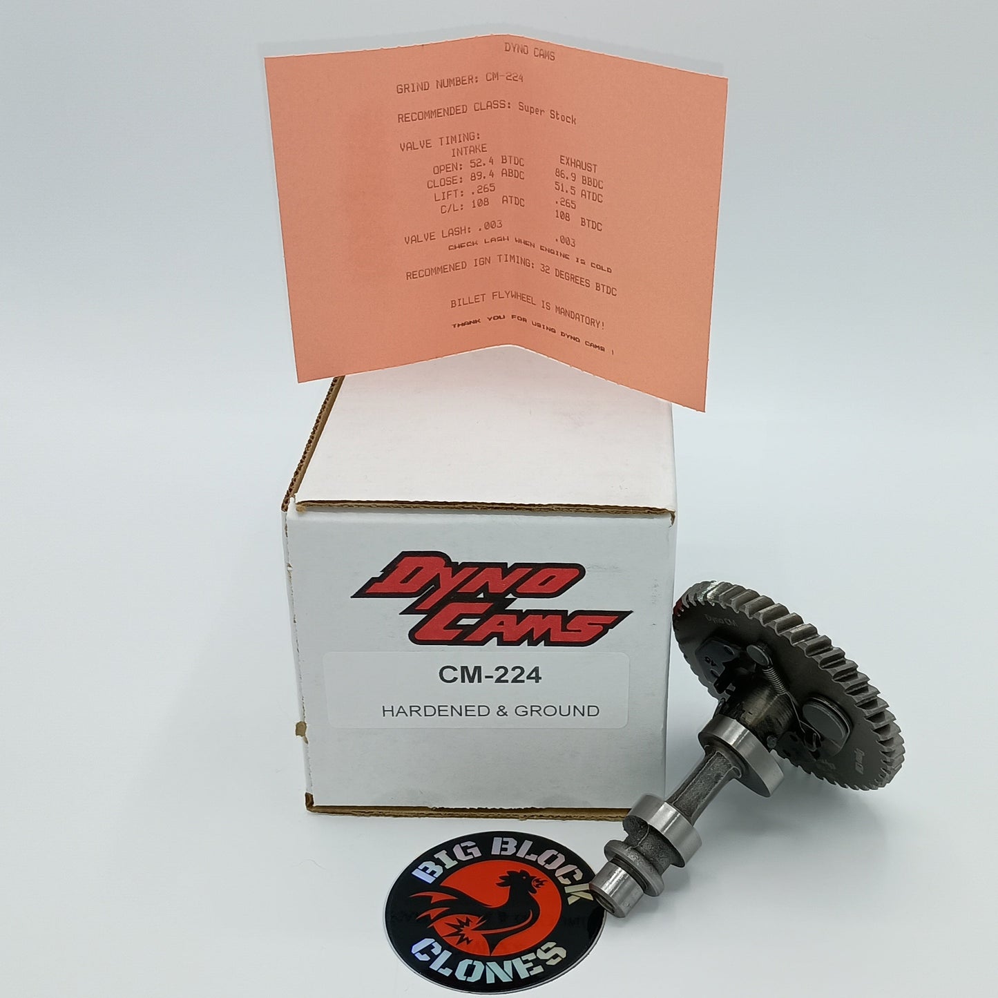 DynoCams Camshaft - CM Grind - Clearanced for 58mm stroke cranks - CM-224