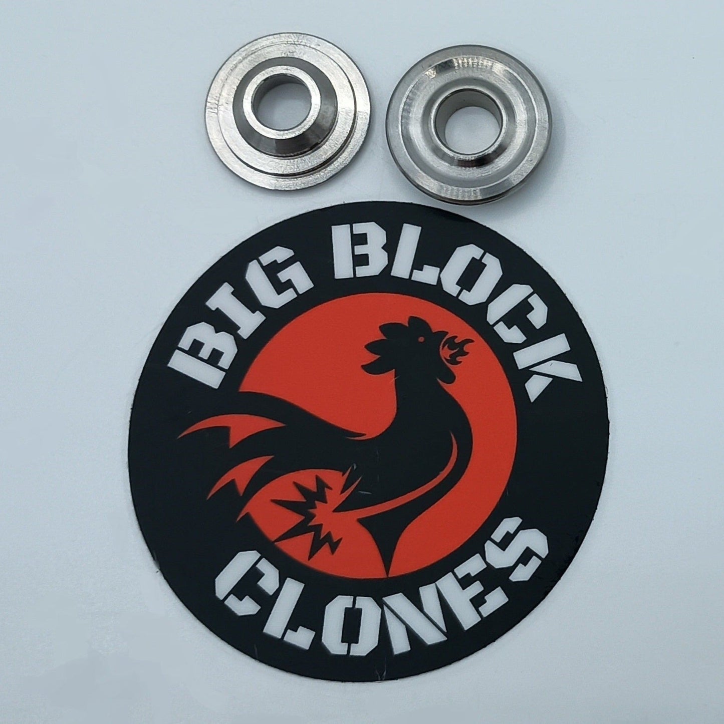 Titanium Valve Retainer for GX200 and Clones - 5.5mm Stem Diameter - Dual Springs and 37LB Singles - Pair