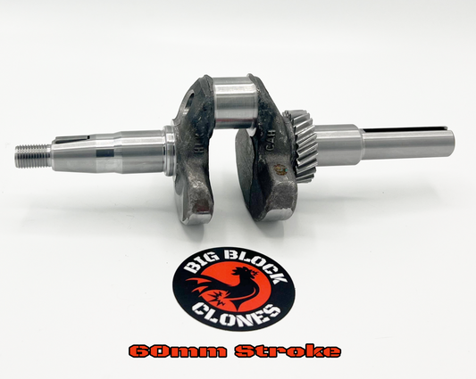 60mm Stroke Crankshaft for Small Block GX Clone